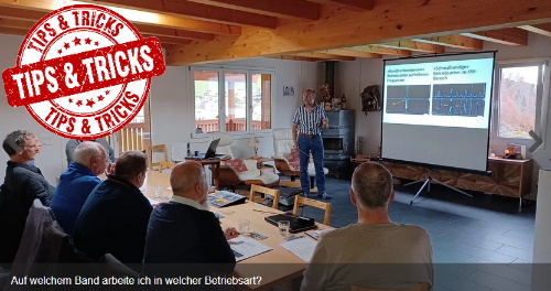 Erfolgreicher Workshop “Funkbetrieb in der Praxis” bei HB9NBG