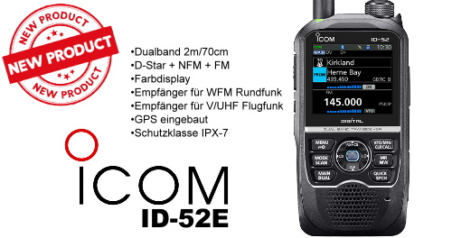 Das neue Icom ID-52E